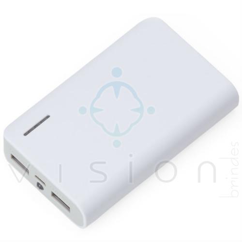 Carregador Portátil Power Bank 3000mAh c/ Lanterna