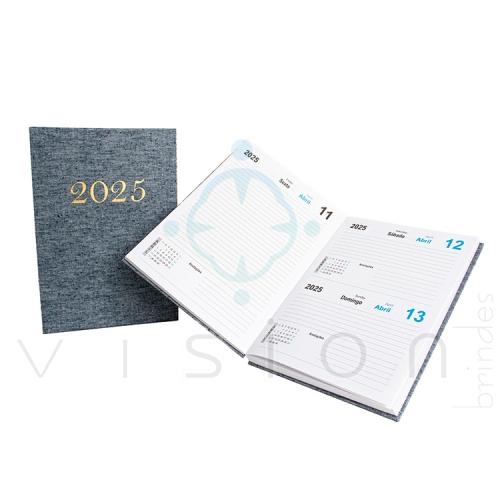 Agenda 2026 em Linho Plano Diário