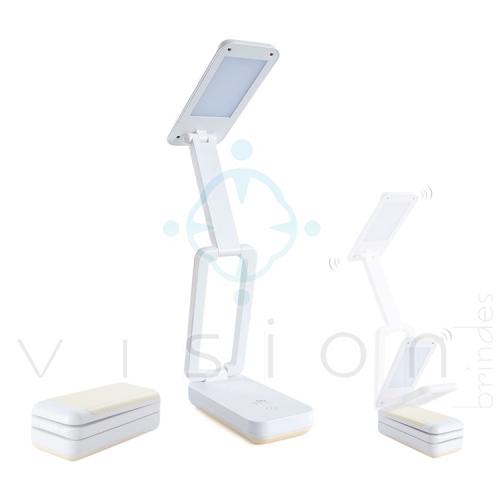 Luminária Retrátil Recarregável 14 Leds