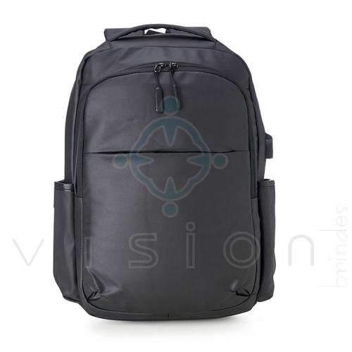 Mochila Couro Sintético USB 20 Litros