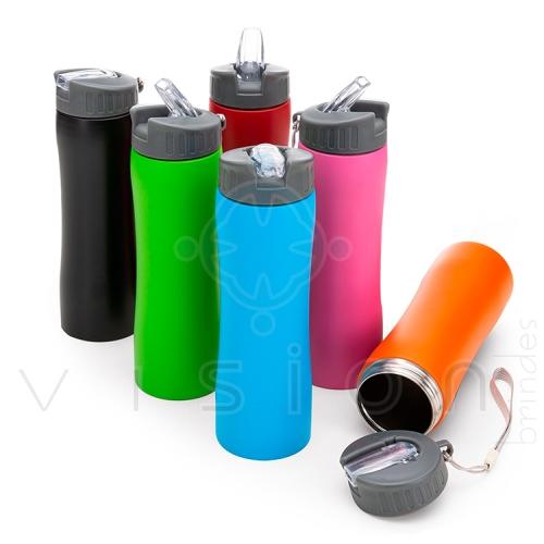 Garrafa Squeeze Inox 600ml