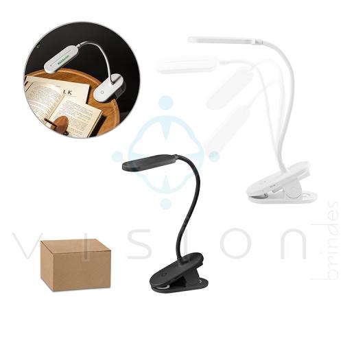Luminária de mesa portátil em ABS