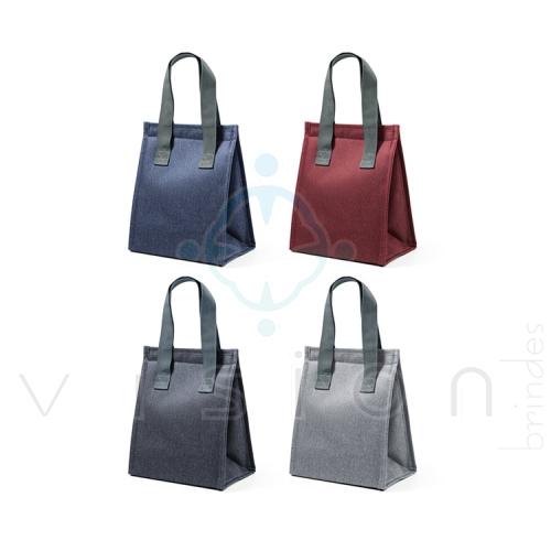 Bolsa térmica em Poliéster de alta densidade.